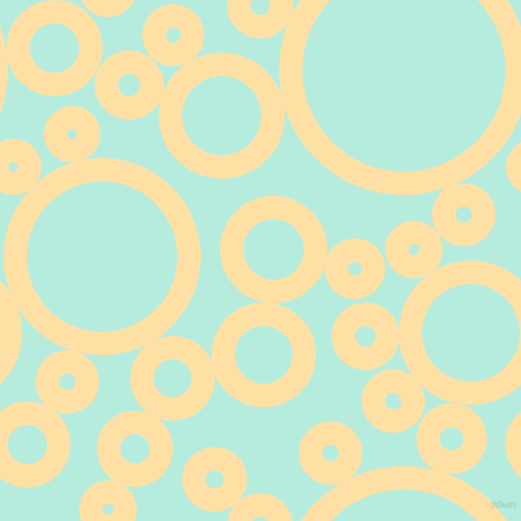 bubbles, circles, sponge, big, medium, small, 33 pixel line width, Cape Honey and Water Leaf circles bubbles sponge soap seamless tileable
