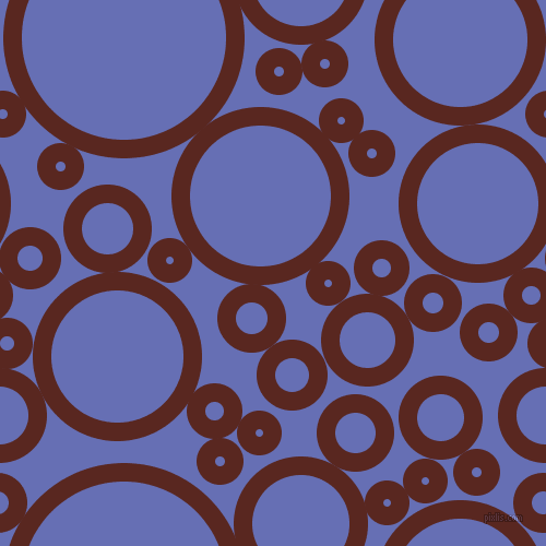 bubbles, circles, sponge, big, medium, small, 17 pixel line width, Caput Mortuum and Chetwode Blue circles bubbles sponge soap seamless tileable
