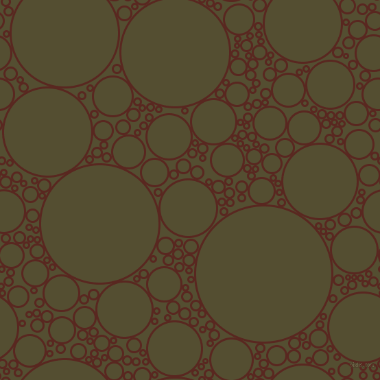 bubbles, circles, sponge, big, medium, small, 3 pixel line width, Caput Mortuum and Thatch Green circles bubbles sponge soap seamless tileable