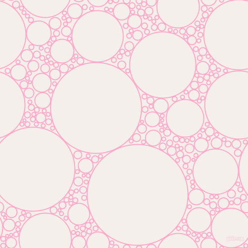 bubbles, circles, sponge, big, medium, small, 2 pixel line width, Carnation Pink and Hint Of Red circles bubbles sponge soap seamless tileable