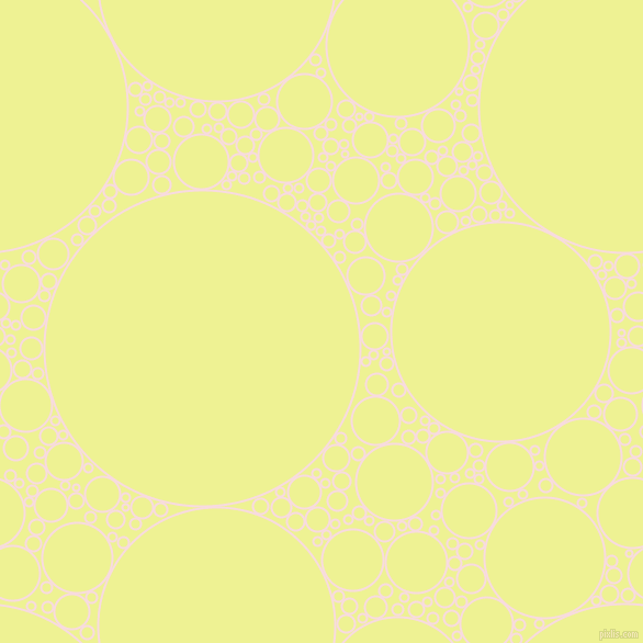 bubbles, circles, sponge, big, medium, small, 2 pixel line width, Carousel Pink and Jonquil circles bubbles sponge soap seamless tileable