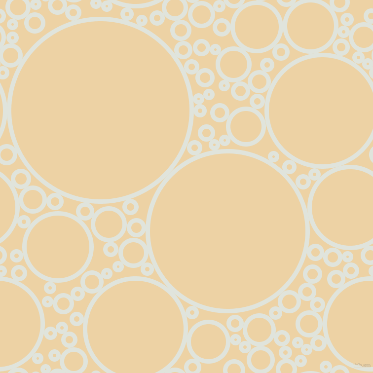 bubbles, circles, sponge, big, medium, small, 9 pixel line width, Catskill White and Dairy Cream circles bubbles sponge soap seamless tileable