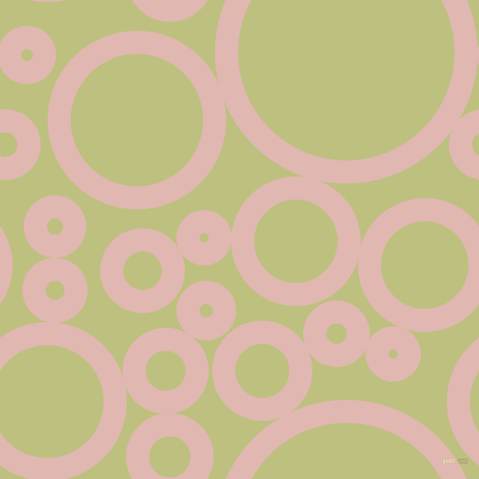 bubbles, circles, sponge, big, medium, small, 33 pixel line width, Cavern Pink and Pine Glade circles bubbles sponge soap seamless tileable