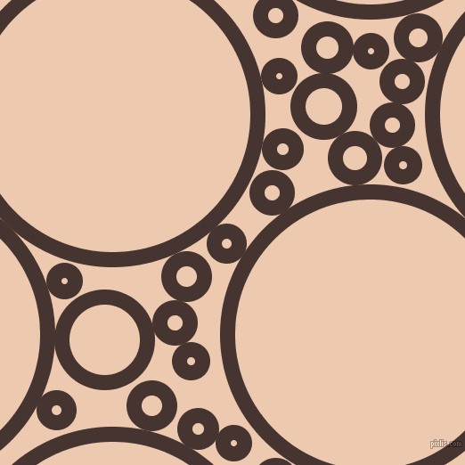 bubbles, circles, sponge, big, medium, small, 17 pixel line width, Cedar and Desert Sand circles bubbles sponge soap seamless tileable