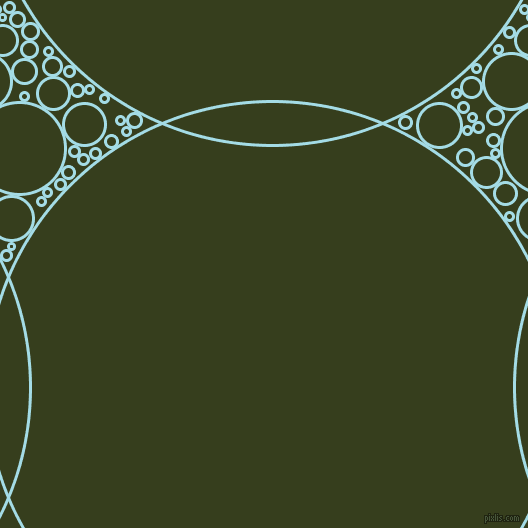 bubbles, circles, sponge, big, medium, small, 3 pixel line width, Charlotte and Turtle Green circles bubbles sponge soap seamless tileable