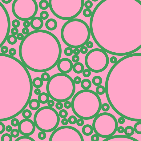 bubbles, circles, sponge, big, medium, small, 9 pixel line width, Chateau Green and Carnation Pink circles bubbles sponge soap seamless tileable