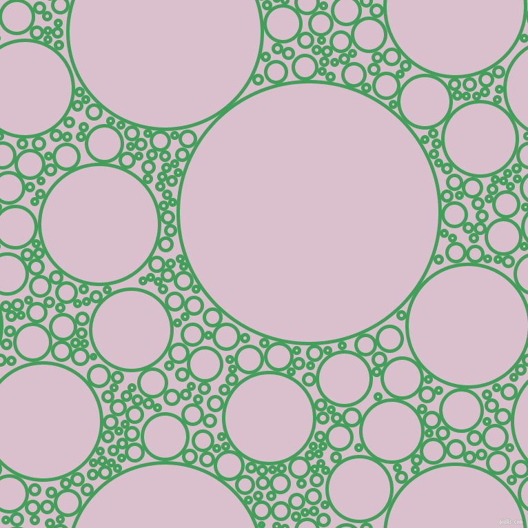 bubbles, circles, sponge, big, medium, small, 5 pixel line width, Chateau Green and Twilight circles bubbles sponge soap seamless tileable
