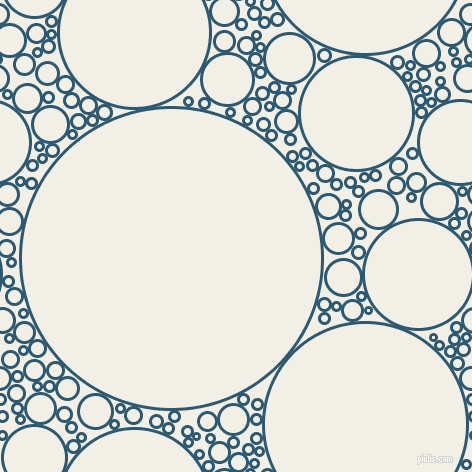 bubbles, circles, sponge, big, medium, small, 3 pixel line width, Chathams Blue and Alabaster circles bubbles sponge soap seamless tileable