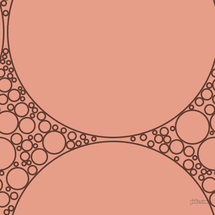 bubbles, circles, sponge, big, medium, small, 3 pixel line width, Cioccolato and Tonys Pink circles bubbles sponge soap seamless tileable