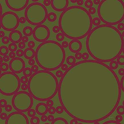 bubbles, circles, sponge, big, medium, small, 9 pixel line width, Claret and Saratoga circles bubbles sponge soap seamless tileable