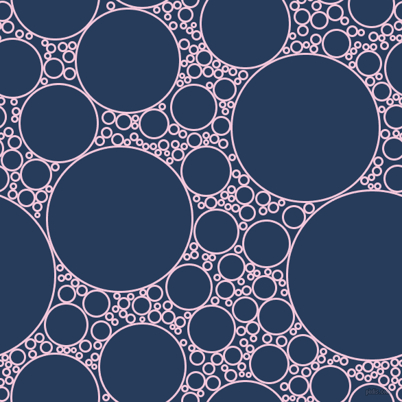 bubbles, circles, sponge, big, medium, small, 3 pixel line width, Classic Rose and Catalina Blue circles bubbles sponge soap seamless tileable