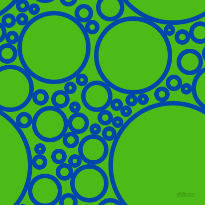 bubbles, circles, sponge, big, medium, small, 9 pixel line width, Cobalt and Kelly Green circles bubbles sponge soap seamless tileable