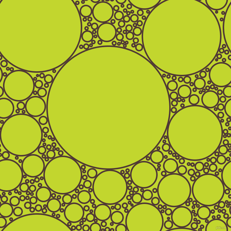 bubbles, circles, sponge, big, medium, small, 5 pixel line width, Cocoa Bean and Fuego circles bubbles sponge soap seamless tileable