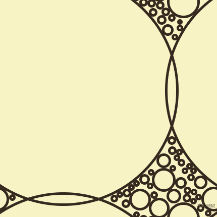 bubbles, circles, sponge, big, medium, small, 5 pixel line width, Cocoa Brown and Corn Field circles bubbles sponge soap seamless tileable