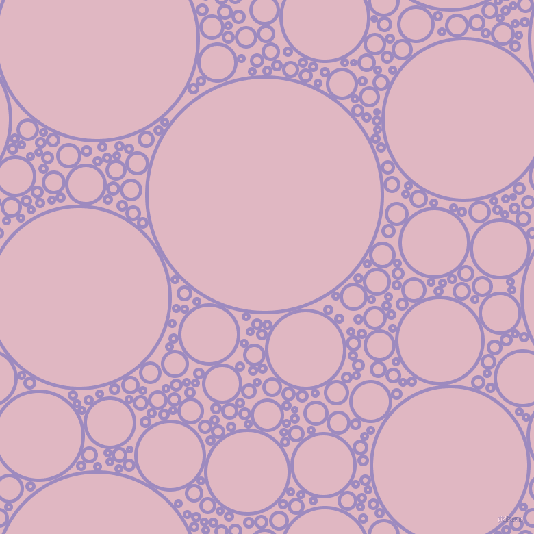 bubbles, circles, sponge, big, medium, small, 5 pixel line width, Cold Purple and Melanie circles bubbles sponge soap seamless tileable