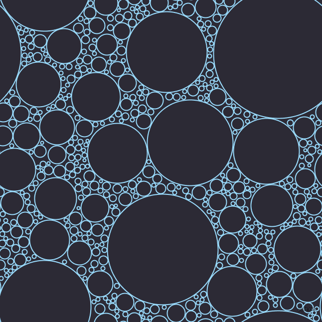 bubbles, circles, sponge, big, medium, small, 2 pixel line width, Columbia Blue and Haiti circles bubbles sponge soap seamless tileable