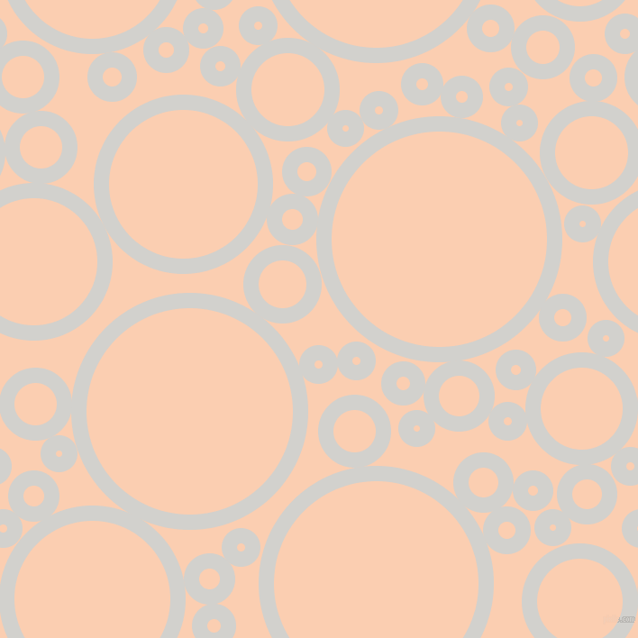 bubbles, circles, sponge, big, medium, small, 17 pixel line width, Concrete and Apricot circles bubbles sponge soap seamless tileable