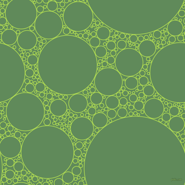 bubbles, circles, sponge, big, medium, small, 2 pixel line width, Conifer and Hippie Green circles bubbles sponge soap seamless tileable