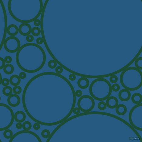 bubbles, circles, sponge, big, medium, small, 9 pixel line width, County Green and Bahama Blue circles bubbles sponge soap seamless tileable