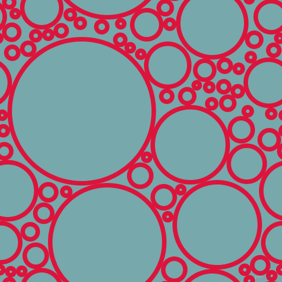 bubbles, circles, sponge, big, medium, small, 9 pixel line width, Crimson and Neptune circles bubbles sponge soap seamless tileable