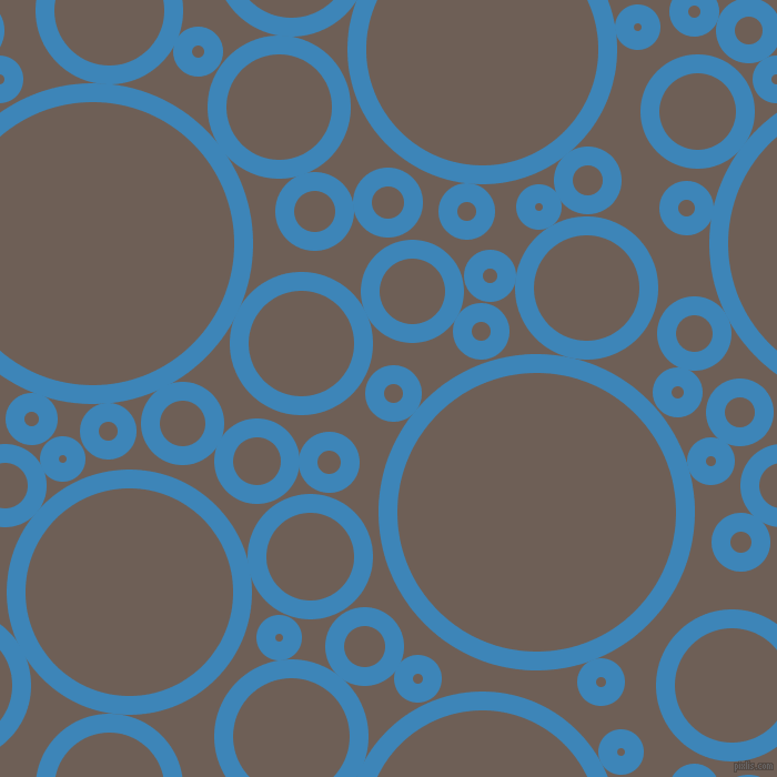 bubbles, circles, sponge, big, medium, small, 17 pixel line width, Curious Blue and Dorado circles bubbles sponge soap seamless tileable