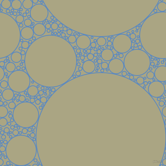 bubbles, circles, sponge, big, medium, small, 3 pixel line width, Danube and Neutral Green circles bubbles sponge soap seamless tileable