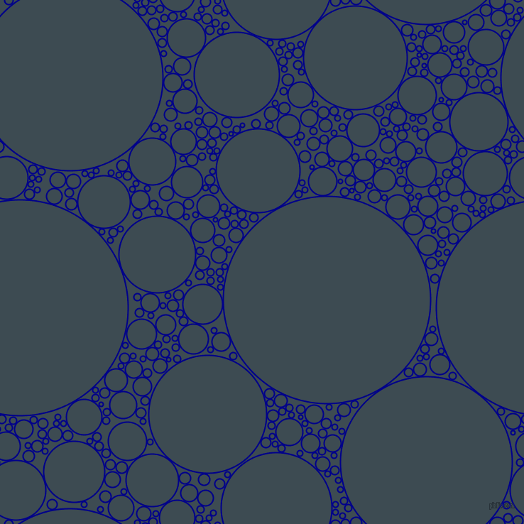 bubbles, circles, sponge, big, medium, small, 2 pixel line width, Dark Blue and Atomic circles bubbles sponge soap seamless tileable