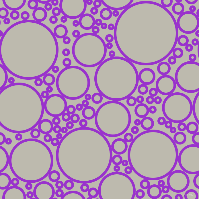 bubbles, circles, sponge, big, medium, small, 9 pixel line width, Dark Orchid and Grey Nickel circles bubbles sponge soap seamless tileable