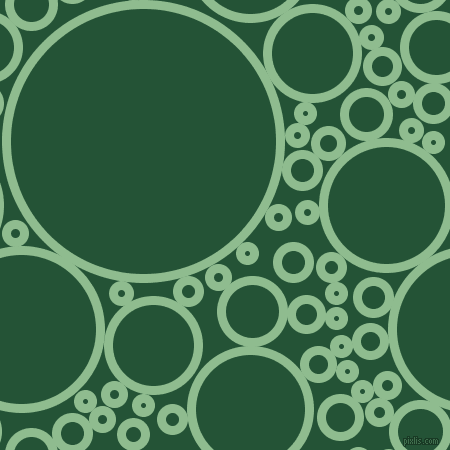 bubbles, circles, sponge, big, medium, small, 9 pixel line width, Dark Sea Green and Kaitoke Green circles bubbles sponge soap seamless tileable
