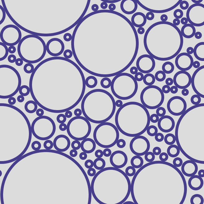 bubbles, circles, sponge, big, medium, small, 9 pixel line width, Dark Slate Blue and Gainsboro circles bubbles sponge soap seamless tileable