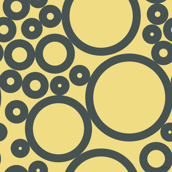 bubbles, circles, sponge, big, medium, small, 33 pixel line width, Dark Slate and Buff circles bubbles sponge soap seamless tileable