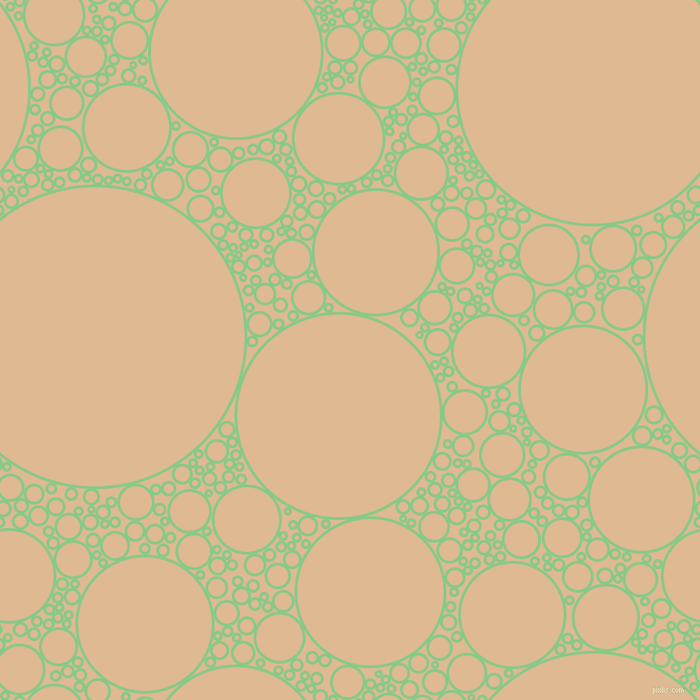 bubbles, circles, sponge, big, medium, small, 3 pixel line width, De York and Pancho circles bubbles sponge soap seamless tileable