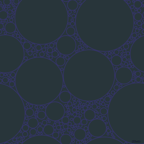 bubbles, circles, sponge, big, medium, small, 3 pixel line width, Deep Koamaru and Oxford Blue circles bubbles sponge soap seamless tileable
