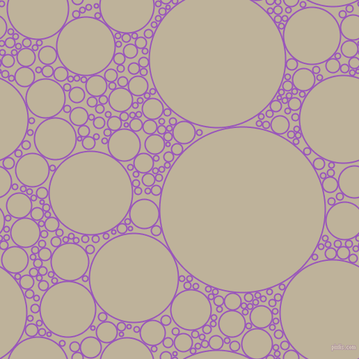bubbles, circles, sponge, big, medium, small, 2 pixel line width, Deep Lilac and Akaroa circles bubbles sponge soap seamless tileable