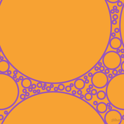 bubbles, circles, sponge, big, medium, small, 5 pixel line width, Deep Lilac and Lightning Yellow circles bubbles sponge soap seamless tileable