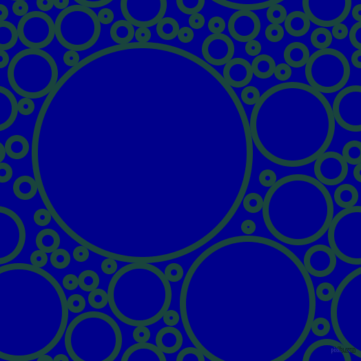bubbles, circles, sponge, big, medium, small, 9 pixel line width, Deep Teal and Dark Blue circles bubbles sponge soap seamless tileable