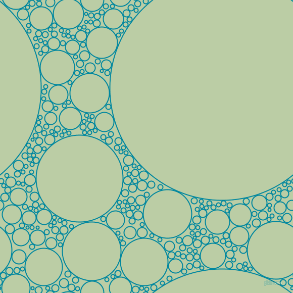 bubbles, circles, sponge, big, medium, small, 2 pixel line width, Eastern Blue and Pixie Green circles bubbles sponge soap seamless tileable