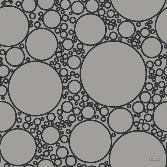 bubbles, circles, sponge, big, medium, small, 5 pixel line width, Ebony and Mountain Mist circles bubbles sponge soap seamless tileable