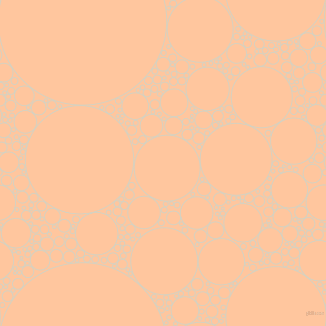 bubbles, circles, sponge, big, medium, small, 2 pixel line width, Ecru White and Romantic circles bubbles sponge soap seamless tileable