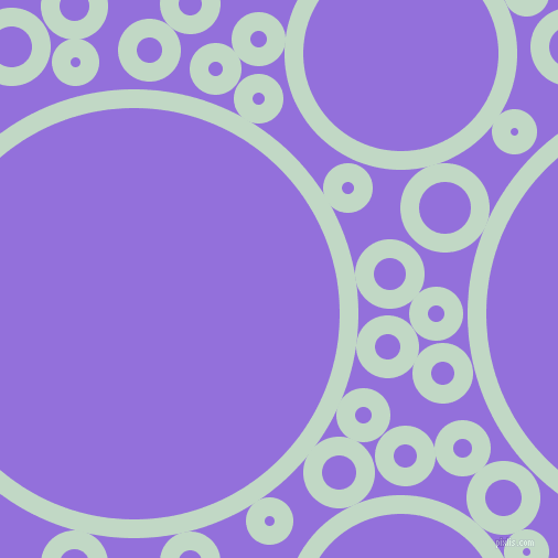 bubbles, circles, sponge, big, medium, small, 17 pixel line width, Edgewater and Medium Purple circles bubbles sponge soap seamless tileable