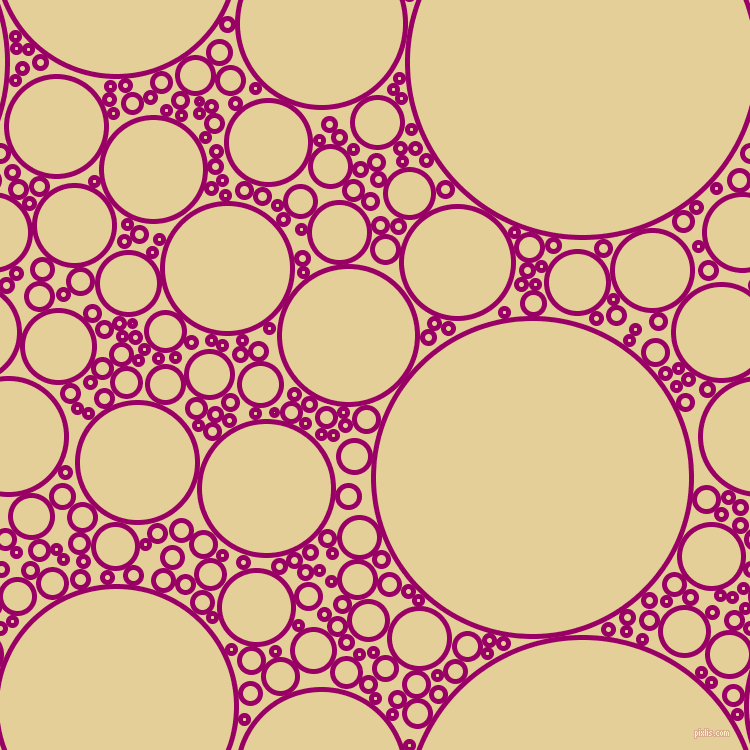bubbles, circles, sponge, big, medium, small, 5 pixel line width, Eggplant and Double Colonial White circles bubbles sponge soap seamless tileable