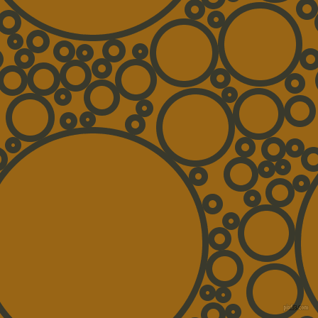 bubbles, circles, sponge, big, medium, small, 9 pixel line width, El Paso and Golden Brown circles bubbles sponge soap seamless tileable