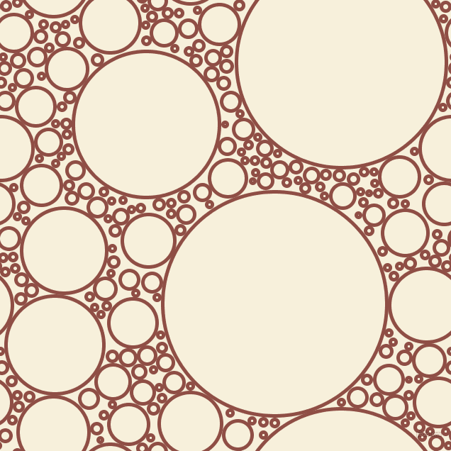 bubbles, circles, sponge, big, medium, small, 5 pixel line width, El Salva and Apricot White circles bubbles sponge soap seamless tileable