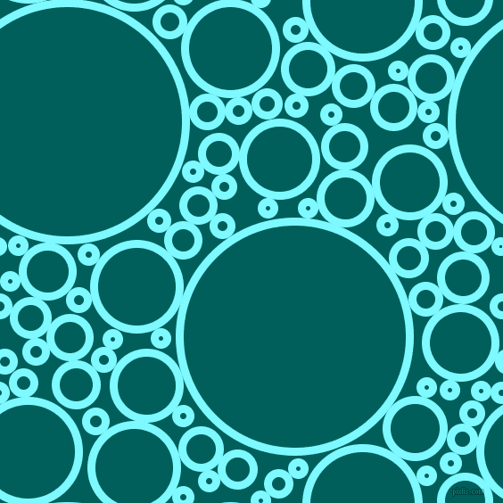 bubbles, circles, sponge, big, medium, small, 9 pixel line width, Electric Blue and Mosque circles bubbles sponge soap seamless tileable