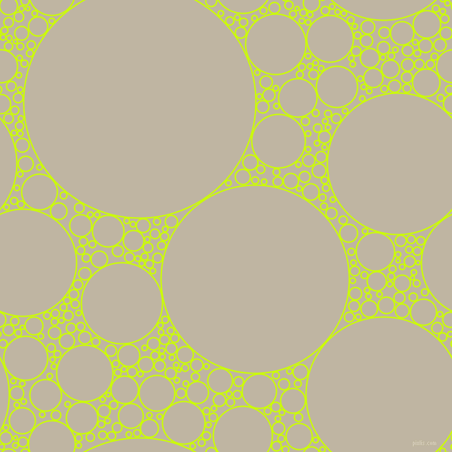 bubbles, circles, sponge, big, medium, small, 2 pixel line width, Electric Lime and Tea circles bubbles sponge soap seamless tileable
