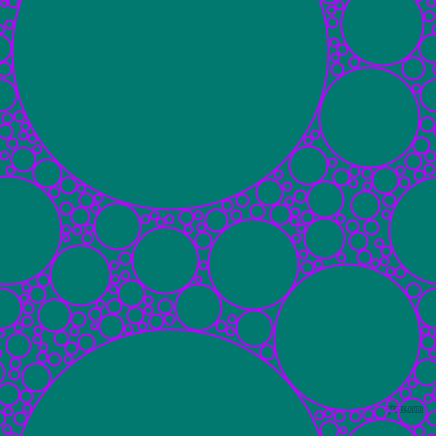 bubbles, circles, sponge, big, medium, small, 2 pixel line width, Electric Purple and Pine Green circles bubbles sponge soap seamless tileable