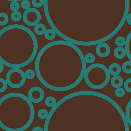 bubbles, circles, sponge, big, medium, small, 17 pixel line width, Elm and Indian Tan circles bubbles sponge soap seamless tileable