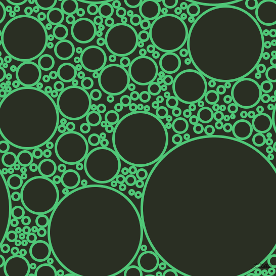 bubbles, circles, sponge, big, medium, small, 5 pixel line width, Emerald and Pine Tree circles bubbles sponge soap seamless tileable