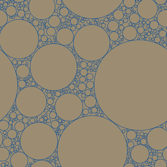 bubbles, circles, sponge, big, medium, small, 2 pixel line width, Endeavour and Pale Oyster circles bubbles sponge soap seamless tileable