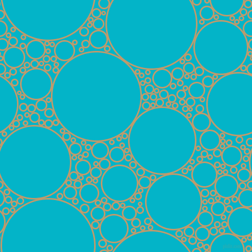 bubbles, circles, sponge, big, medium, small, 3 pixel line width, Fallow and Iris Blue circles bubbles sponge soap seamless tileable